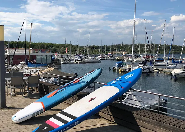 Constanze Muecheln Am Geiseltalsee Maisonette Fuer 2 Personen, Freisitz, Garage Stobnitz